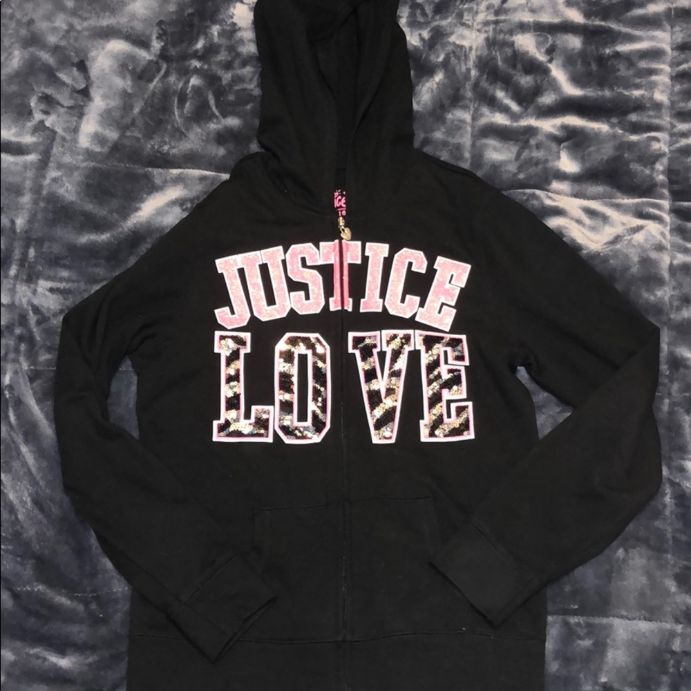 Girls justice sweater